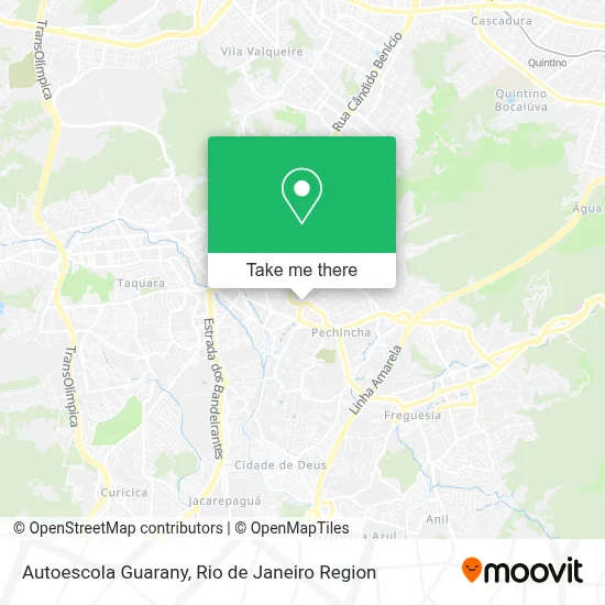 Autoescola Guarany map