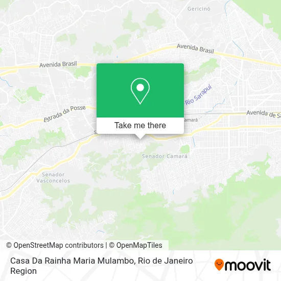 Casa Da Rainha Maria Mulambo map