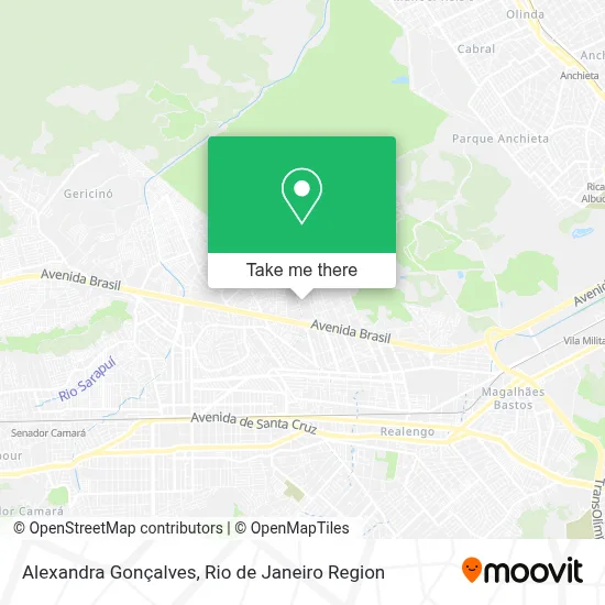 Alexandra Gonçalves map