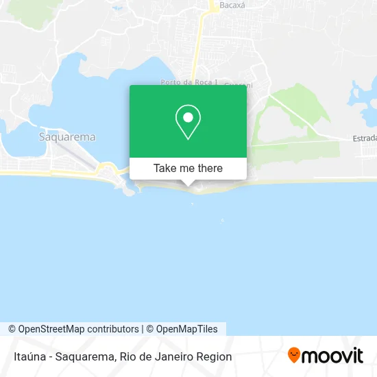 Itaúna - Saquarema map