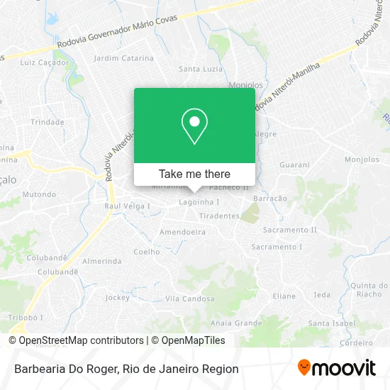 Barbearia Do Roger map