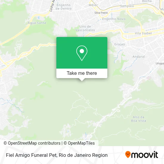 Fiel Amigo Funeral Pet map
