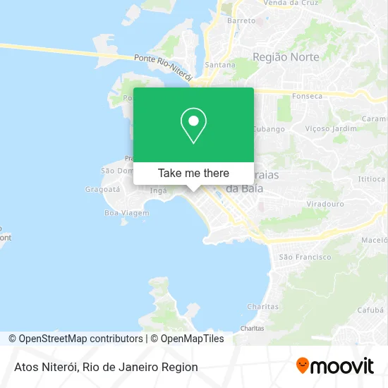 Atos Niterói map