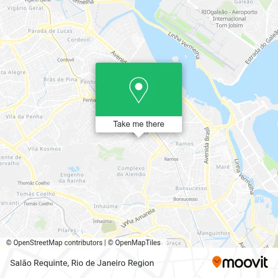 Salão Requinte map