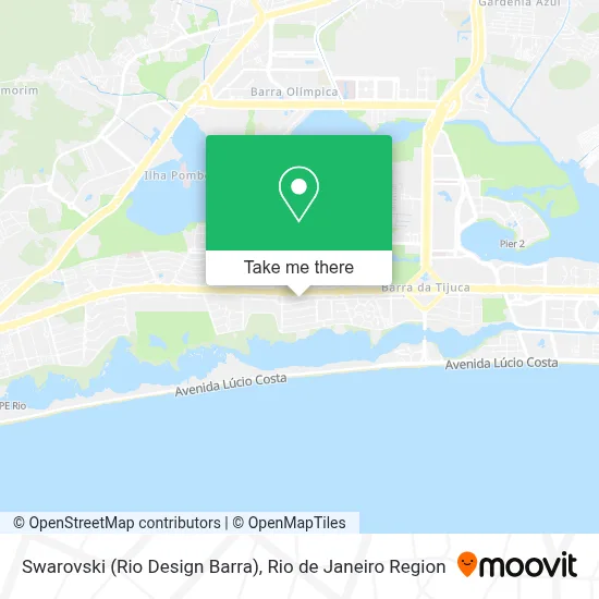Swarovski (Rio Design Barra) map