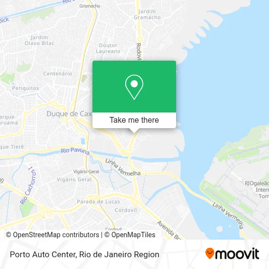 Porto Auto Center map