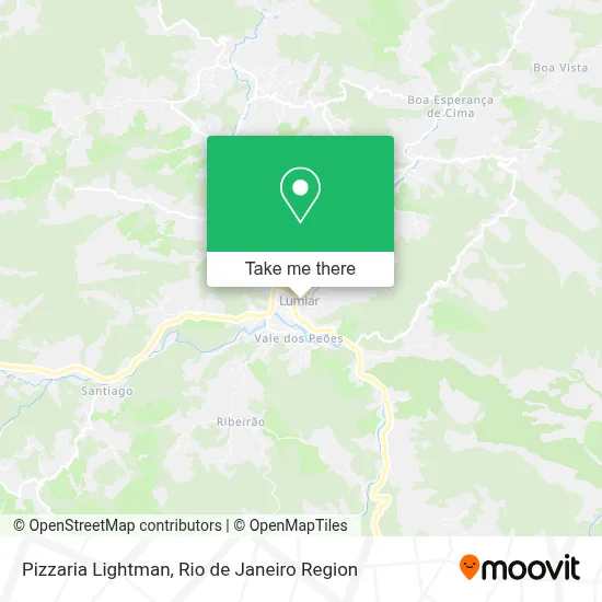 Pizzaria Lightman map