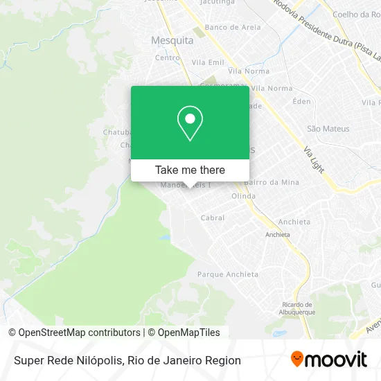 Super Rede Nilópolis map