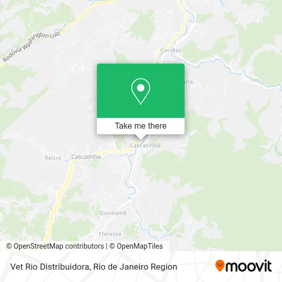 Vet Rio Distribuidora map