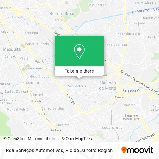 Rda Serviços Automotivos map