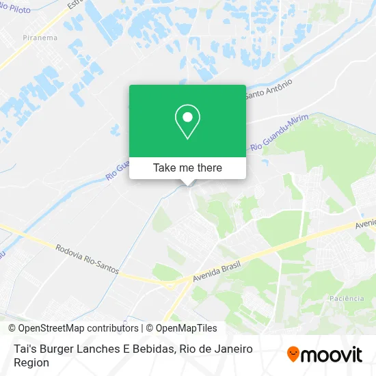 Tai's Burger Lanches E Bebidas map