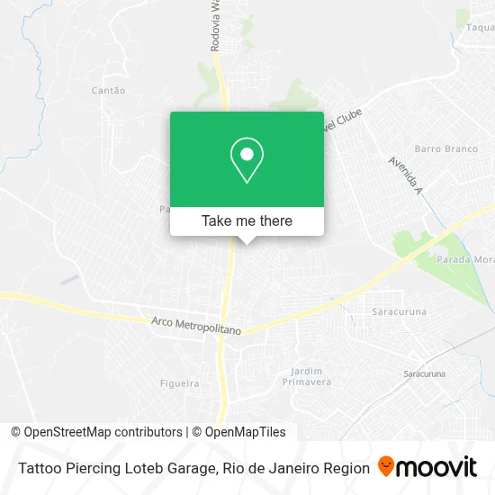 Tattoo Piercing Loteb Garage map