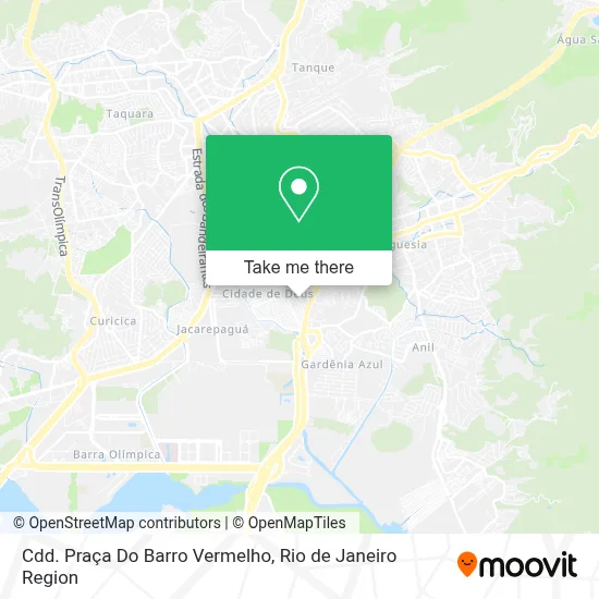 Cdd. Praça Do Barro Vermelho map