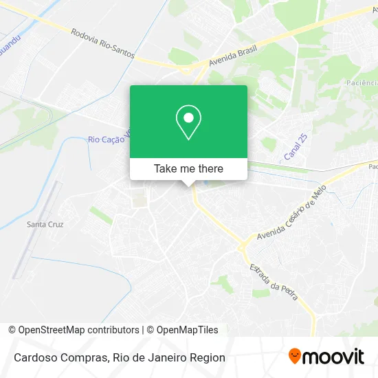 Cardoso Compras map