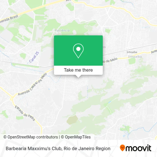 Barbearia Maxximu's Club map