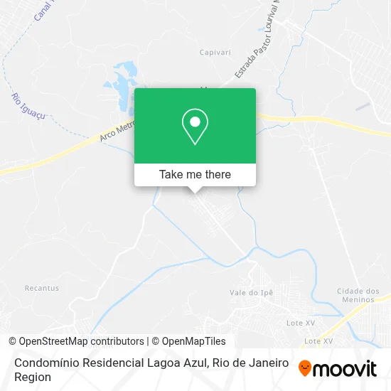 Condomínio Residencial Lagoa Azul map