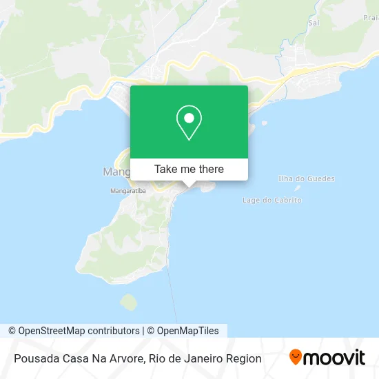 Pousada Casa Na Arvore map