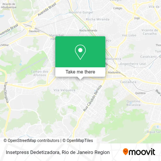Insetpress Dedetizadora map