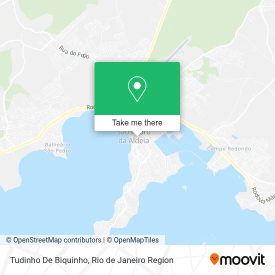 Tudinho De Biquinho map