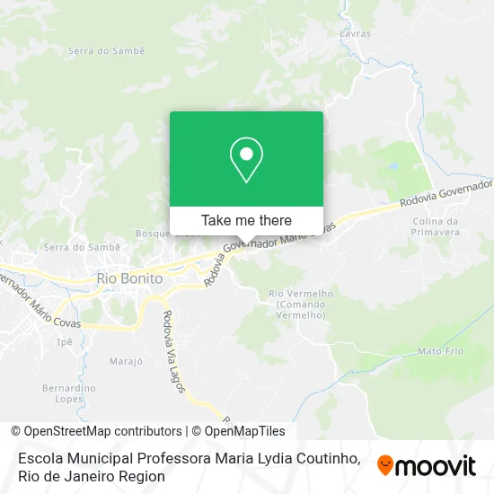 Escola Municipal Professora Maria Lydia Coutinho map