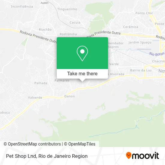 Pet Shop Lnd map