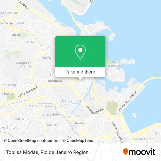 Topliss Modas map