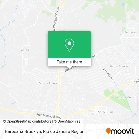 Barbearia Brooklyn map