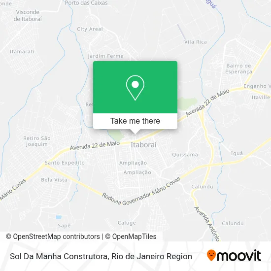 Sol Da Manha Construtora map