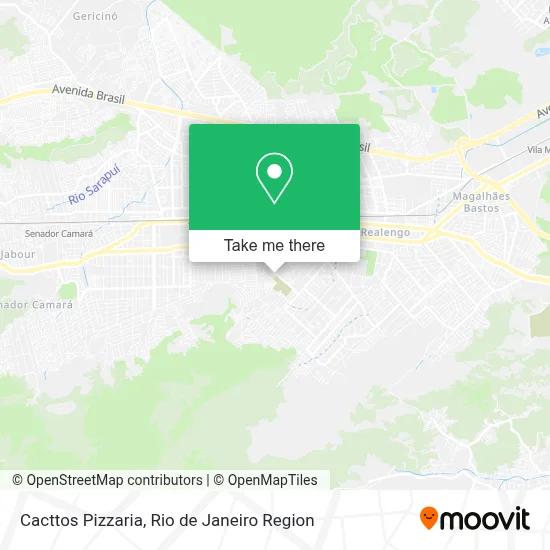 Cacttos Pizzaria map