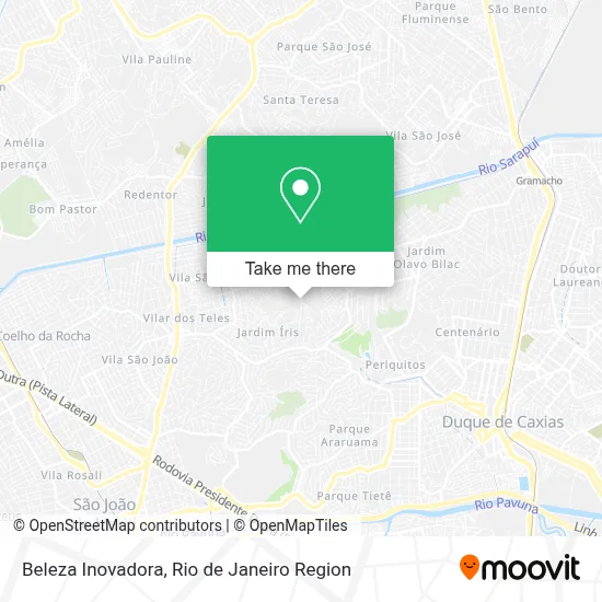 Beleza Inovadora map