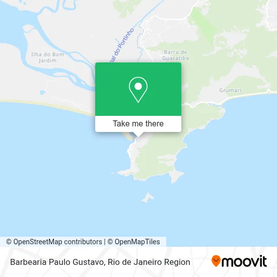 Barbearia Paulo Gustavo map