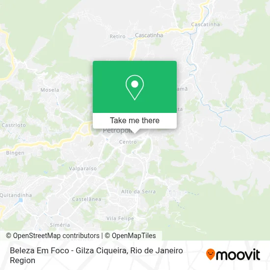 Beleza Em Foco - Gilza Ciqueira map