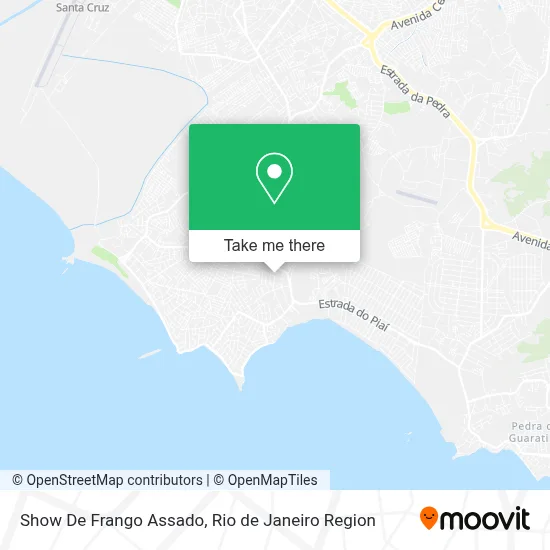 Show De Frango Assado map