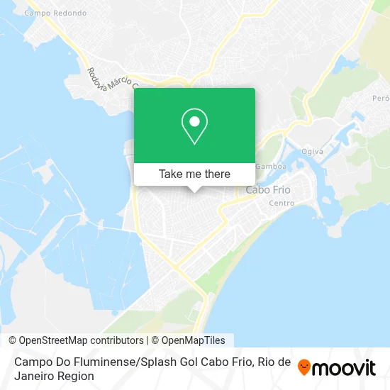 Campo Do Fluminense / Splash Gol Cabo Frio map