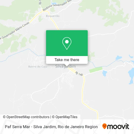 Paf Serra Mar - Silva Jardim map