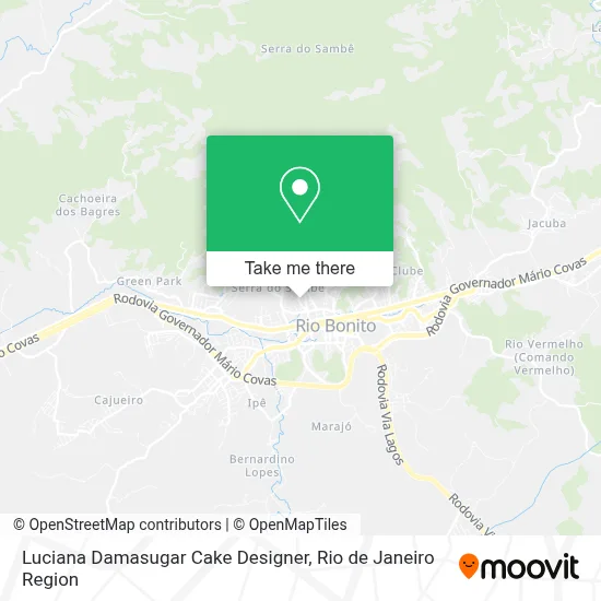 Luciana Damasugar Cake Designer map