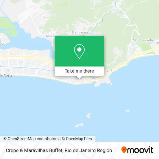 Crepe & Maravilhas Buffet map