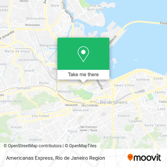Americanas Express map
