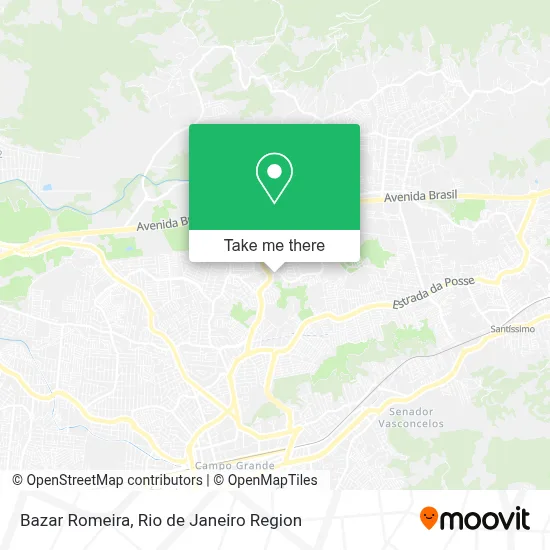 Bazar Romeira map