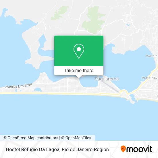 Hostel Refúgio Da Lagoa map