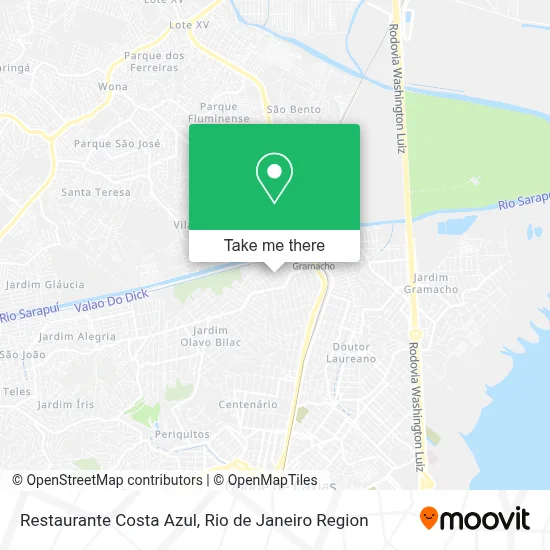 Restaurante Costa Azul map