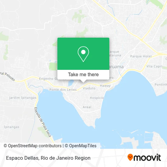 Espaco Dellas map