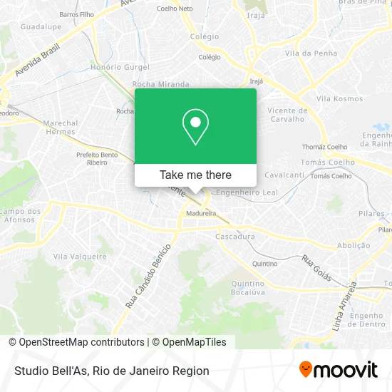 Studio Bell'As map