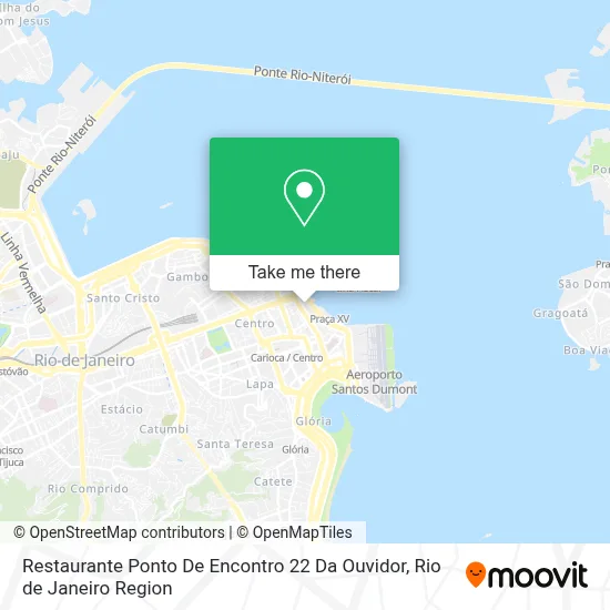 Restaurante Ponto De Encontro 22 Da Ouvidor map