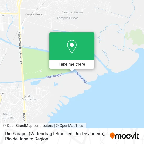 Rio Sarapuí (Vattendrag I Brasilien, Rio De Janeiro) map