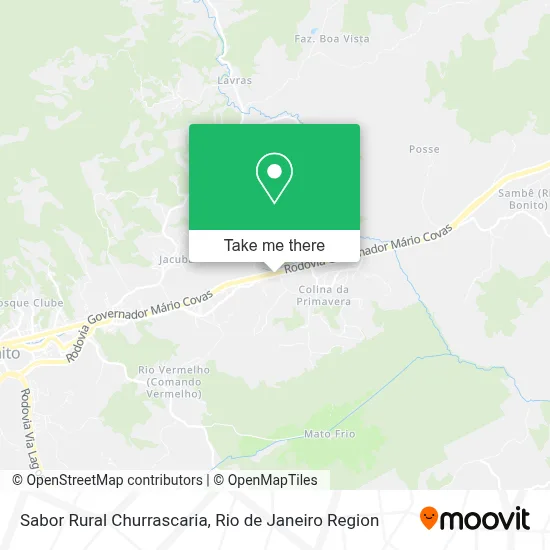 Sabor Rural Churrascaria map