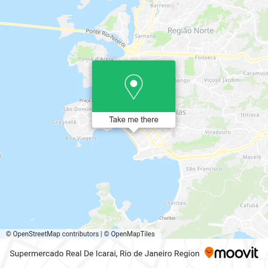 Supermercado Real De Icarai map