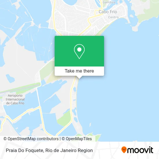 Praia Do Foquete map