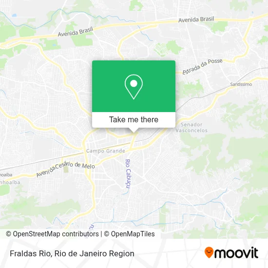 Fraldas Rio map