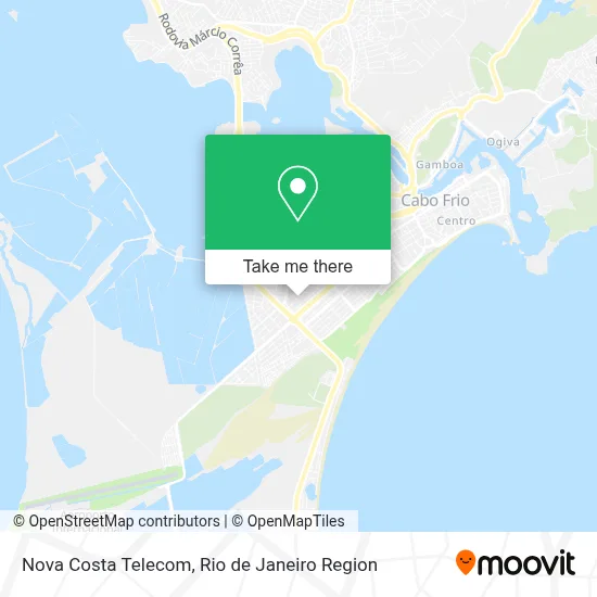 Nova Costa Telecom map